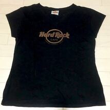 Hard Rock Cafe ハードロックカフェ　Tシャツ　ユニバーサルシティ　半袖Tシャツ Ｖネック_画像2