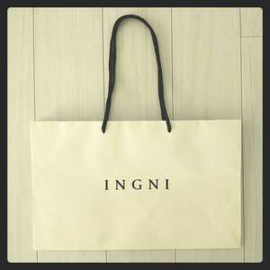 INGNI★イング★紙袋 オフホワイト★ショップ袋 ショ袋 小★送料185円