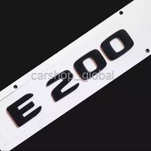 メルセデス ベンツ Eクラス E200 リアトランクエンブレム マットブラック ステッカー 凹凸タイプ W213/W238/C238/R238 E43/E450/E350/AMG_画像2