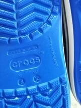 JPサイズ26 クロックス Crocs クロックバンド クロッグ Bright Cobalt Charcoal ブライトコバルト チャコール ブルー系 /M8 W10/HB0114_画像5