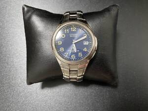 ジャンク CITIZEN ATTESA ECO-DRIVE H410-T003788 アテッサ エコドライブ 電波ソーラー 腕時計