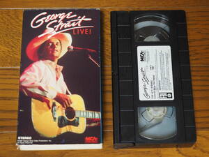  import VHS! George * strait!GEORGE STRAIT LIVE 1987 year 