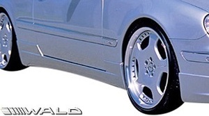 【M's】C215 W215 ベンツ CLクラス (1999y-2005y) WALD Executive Line サイドステップ LR ／／ FRP ヴァルド バルド エアロパーツ 社外