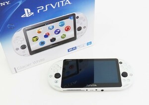○【SONY ソニー】PS Vita Wi-Fiモデル PCH-2000 グレイシャー・ホワイト