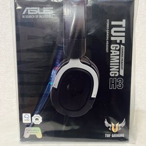 【未使用品】ASUS TUF GAMING H3 Silver ゲーミングヘッドセット