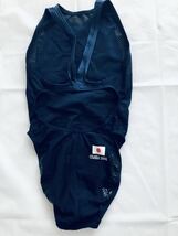 アシックス 女性用 競泳水着 ハイレグ 2001東アジア JAPAN AQUARIUS Dステッカー 未使用に近い ネイビー Mサイズ_画像7
