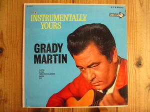 ロカビリーギター裏ヒーロー / Grady Martin / グラディマーティン/ Instrumentally Yours / Decca / DL 4610 / US盤 / オリジナル