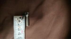 M10×25mm p=1.25 64チタン合金　穴あけ加工 六角ボルト