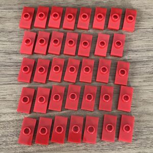 LEGO レゴ ブロック 1×2 ポッチ スタッドタイル プレート / レッド 赤色