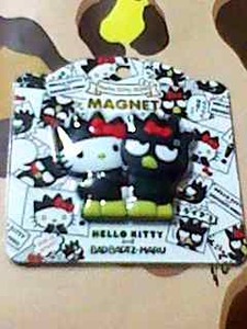  Hello Kitty .. circle Ba-Tsu maru .... magnet HUG new goods pictured condition ... cardboard . scorch equipped person who understands only tender please 