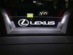 valkyrie style レクサス ISC is250c is350c 専用　ウィンドディフレクター　LEXUS文字　リモコン付き　lexus is-c 　LED白,,,,,,,,