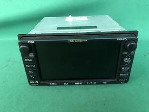 MT156 中古 トヨタ 純正 FUJITSU TEN カーナビ ボイスナビ 86120-28410 135000-27800101 16069 オーディオ 地図データなし 動作保証