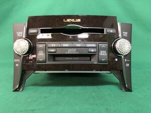 MT308 中古 レクサス LEXUS USF40 LS460 平成18年4月 純正 PIONEER DVDチェンジャー 86120-50E90-2 オーディオ 木目調 動作保証