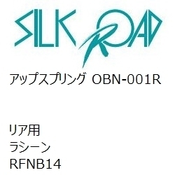 【SilkRoad/シルクロード】 アップスプリング リア ニッサン ラシーン RFNB14 [OBN-001R]