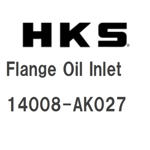 【HKS】 GTタービン サポートパーツ Flange Oil Inlet [14008-AK027]