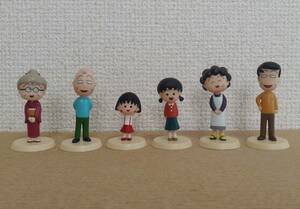 Chibi Maruko -Chan Pocket Figure Series Семейство Sakura Все 6 типов текущих предметов.