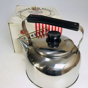 送料無料 PEACH BRAND DELUXE NEW KETTLE ステンレス ケトル ヤカン やかん 昭和レトロ 3L