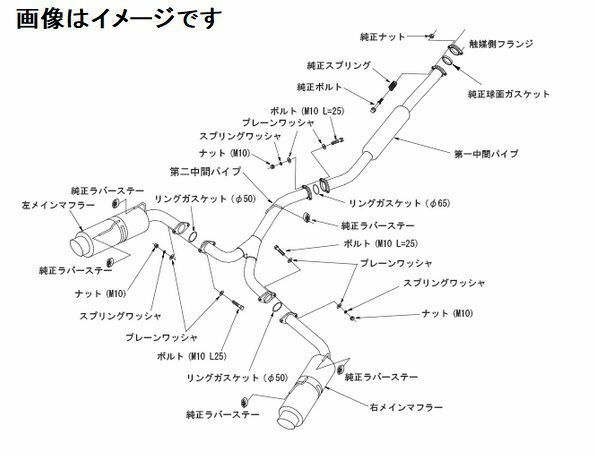 自動車関連業者直送限定 HKS ハイパワースペックL2 マフラー SUBARU インプレッサ WRX STI CBA-GRF EJ25 TURBO (31019-AF127)