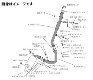 自動車関連業者直送限定 HKS ハイパワー409 マフラー ミツビシ ランサーエボリューション IV E-CN9A 4G63 TURBO (31006-AM004)