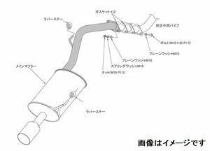 自動車関連業者直送限定 HKS リーガル マフラー NISSAN ノート DBA-E12 HR12DE (32008-AN013)