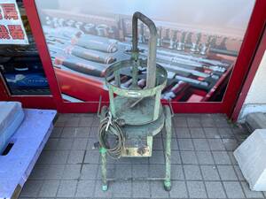 【SOSEY 日本ソセー工業】ハードミキサー 容器回転式 撹拌機 20Lペール缶かくはん機