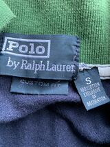 【人気】Polo Ralph Lauren/ポロ ラルフローレン　ポロシャツ　メンズS　ビッグロゴ　刺繍　オシャレ　アメリカ古着　K1905_画像6