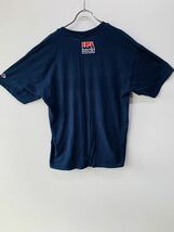 【人気】Champion／チャンピオン　USA　バスケットボール　Tシャツ　紺/ネイビー　メンズL　大きいサイズ　アメリカ　古着　K1909_画像3