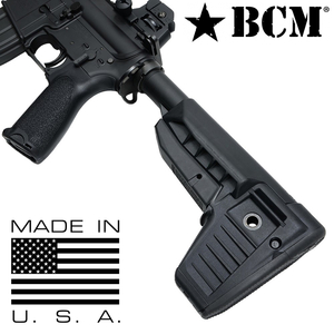 BCM ガンファイターストック Mod.1 SOPMOD 収納スペース付き M4/AR15他対応 [ ブラック ] 米国製