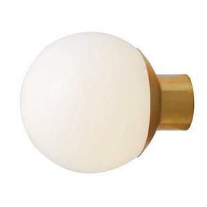 Groove-wall lamp/brass/ブラケット(検索 ,グルーブウォールランプ,ミッドセンチュリー,50's,60's,スペースエイジ,ガラスボール,真鍮,