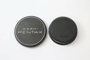 ペンタックス PENTAX メタル レンズキャップ 前後 セット SUPER-Takumar 55mm F1.8 M42等（内径51mm/フィルター49mm)0725-01(V577)