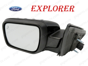 FORD EXPLORER 2016~ latter term 1FM5KT 1FM5KH 1FM5K8 GB5Z-17683-BDPTM GB5Z17683BDPTM left front door mirror black LED winker 