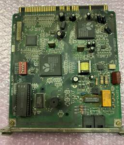 【ジャンク品】NEC G8VYS A6 E105181S PC9801-120 動作未確認 NEC純正 Cバス増設用 FAXモデムインターフェースボード■98-1037