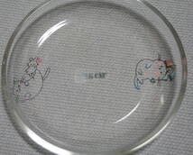 ★５枚セット　MILK CAT　小皿　皿　保管品　ガラス　直径１２．３ｃｍ位　ねこ　キャット★②_画像3