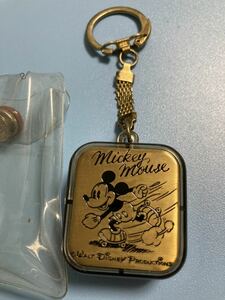 昭和レトロ　レア　ミッキーマウスクラブマーチ　オルゴールキーホルダー　ディズニー　当時物　disney micky mouse