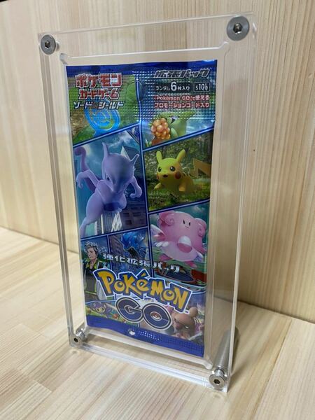 ポケモンカード　パックホルダー　ディスプレイケース　未開封パック用　スタンド付き