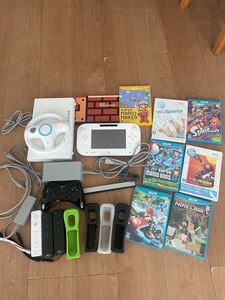 WiiU セット スプラトゥーン マリオカート8 マリオメーカー マインクラフト マリオブラザーズ コントローラ 他