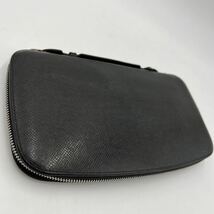 1円 ≪最高峰の逸品≫ ルイヴィトン LOUIS VUITTON アトール オーガナイザー トラベルケース 長財布 タイガ 黒 ブラック レザー シリアル有_画像2