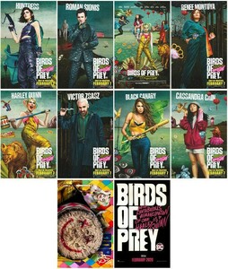 海外　限定品 新品　ハーレイ・クインの華麗なる覚醒 BIRDS OF PREY バーズ・オブ・プレイ 　プロモ　カード　10枚セット b