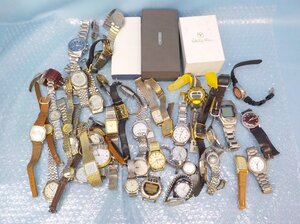 腕時計 大量 まとめて セット CASIO SEIKO CITIZEN TIMEX メーカー品ほか レディース メンズ 50本セット 約2.5kg ジャンク