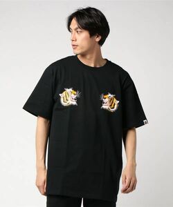 【APE エイプ】タイガーTシャツL 虎 プリント入り BAPE TIGER TEE 人気アイテム