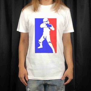 Art hand Auction 新品 スターウォーズ ストームトルーパー NBA MLB アメリカ プロスポーツ Tシャツ S M L XL ビッグ オーバーサイズ XXL~5XL ロンT パーカー, 美術品, 絵画, グラフィック