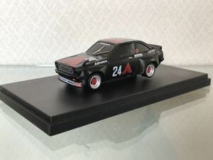 送料無料　1/43 トムス スターレット アドバンカラー レースカー ミニカー ピットロード PIT-ROAD TOM’S STARLET ADVAN 旧車 トヨタ