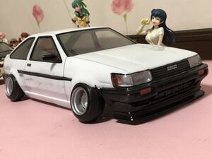 送料無料 1/10 トヨタ AE86 走り込んでいるレビン ラジコンボディ パンドラ PANDORA TOYOTA LEVIN ドリフト drift RC BODY