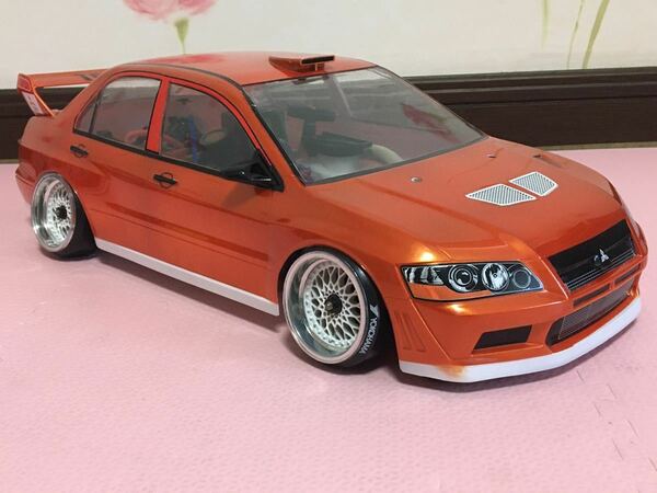 送料無料　1/10 三菱 ランサーエボリューションⅦ WRC 未走行 ラジコンボディ　タミヤ TAMIYA MITSUBISHI LANCER EVOLUTION Ⅶ ラリーカー