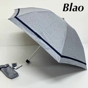  new goods 51499 Blaoblao general merchandise shop * blue dot pattern ribbon folding . rain combined use parasol umbrella trading card light weight 99%.. shade ..UV cut 