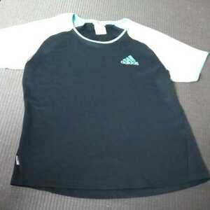 adidas 半袖Tシャツ スポーツウェアー レディースM ジュニア 子供 速乾