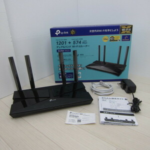 7403PS【未使用】TP-Link WiFi ルーター WiFi6 PS5 対応 無線LAN 11ax AX1800 1201Mbps (5GHz) + 574Mbps (2.4GHz) Archer AX23/A