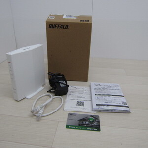7086PB【美品】バッファロー WiFi ルーター 無線LAN 最新規格 Wi-Fi 6 11ax / 11ac AX1500 1201+300Mbps Easy Mesh WSR-1500AX2S/NWH