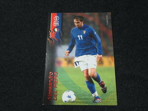 Alessandro DEL PIERO　アレサンドロ・デルピエロ　2002　PANINI 　FIFA日韓W杯　イタリア代表カード