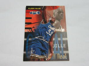 Shaquille O'neal автомобиль ключ ru* O'Neill 1996 FLEER Firm Foundationo- Land * Magic 